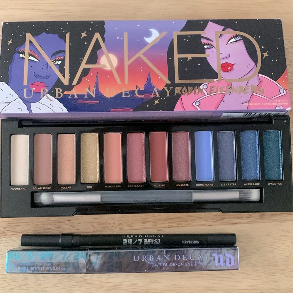 NEW! Urban Decay Bundle! Naked x Robyn Eisenberg Palette and Perversion Liner